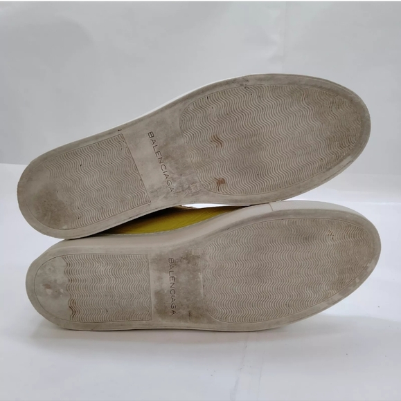 BALENCIAGA SNEAKERS MEN YELLOW LEATHER (CALF) - Picture 5 of 10